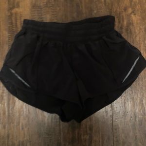 Black Lululemon Hotty Hot High Rise